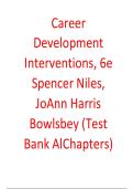 Updated Latest 2026&ndash;2027 Career Development Interventions 6th Edition Complete Study Resource For Career Counseling Guidance Counseling And Professional Development Exam Preparation