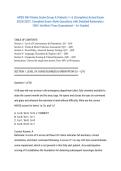 APEX NIH Stroke Scale Group A Patients 1&ndash;6 &lpar;Complete&rpar; Actual Exam 2026&sol;2027&colon; Complete Exam-Style Questions with Detailed Rationales &vert; 100&percnt; Verified &vert; Pass Guaranteed &ndash; A&plus; Graded&NewLine;&NewLine;