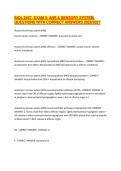 BIOL 2457- EXAM 5 ANS & SENSORY SYSTEM QUESTIONS WITH CORRECT ANSWERS 2026-2027&NewLine;