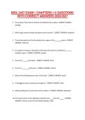BIOL 2457 EXAM 1 CHAPTERS 1-5 QUESTIONS WITH CORRECT ANSWERS 2026-2027