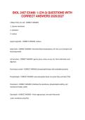 BIOL 2457 EXAM&semi; 1 &lpar;CH-3&rpar; QUESTIONS WITH CORRECT ANSWERS 2026-2027