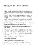 PSYO 353 READING QUESTIONS AND VERIFIED ANSWERS