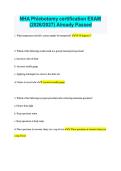 NHA Phlebotomy certification EXAM &NewLine;&lpar;2026&sol;2027&rpar; Already Passed 