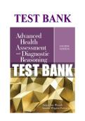  test bank of  Advanced Health Assessment and Diagnostic Reasoning Fourth Edition By &NewLine;Jacqueline Rhoads And Sandra Wiggins Petersen