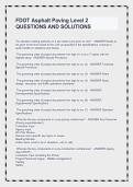 fdot asphalt paving level 2 questions and solutions study guide &vert; complete exam prep resource