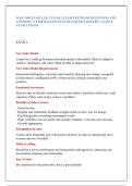 MAR 3400 EXAM 1&comma;2& 3 EXAM &vert; EXAM TESTBANK QUESTIONS AND &NewLine;ANSWERS &vert; VERIFIED AND WELL DETAILED ANSWERS &vert; LATEST &NewLine;EXAM UPDATE