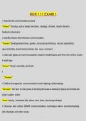 NUR 111 Exam 1 Study Guide &vert; Fundamentals of Nursing Midterm Review &vert; Practice Questions&comma; ADPIE&comma; Communication & Safety &vert; Instant PDF Download &vert; A&plus; Prep