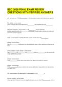 BSC 2026 FINAL EXAM REVIEW QUESTIONS WITH VEFIFIED ANSWERS