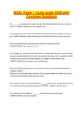 BUAL Exam 1 study guide 2026 with Complete Solutions