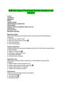 NUR 283 Comp 2 Final Exam Review Questions and Answers Accurate&vert;Verified 2026