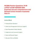 NCSBN Practice Questions 76-90 LATEST EXAM VERSION With Expected real and comprehensive and Revised Correct Answers Guarantee Pass A&plus;&period;