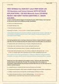 HESI OB&sol;Maternity 2026&sol;2027 Latest PREP EXAM with &NewLine;150 Questions and Correct Answers WITH DETAILED &NewLine;EXPLANATIONS&sol;  OB HESI Maternity Exam COVERING &NewLine;RECENT AND MOST TESTED QUESTIONS A&plus; GRADE &NewLine;ASSURED&hellip; &NewLine;