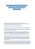 Registered Health Information&NewLine;Technician &lpar;RHIT&rpar; Exam&NewLine;Preparation