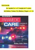 test bank for paramedic care 6th edition volume 5 by bledsoe chapters 1&ndash;16 complete