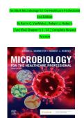 test bank for microbiology for healthcare professional 3rd edition by vanmeter and hubert chapters 1&ndash;25 complete