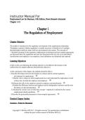 Instructor Manual for Employment Law for Business 10th Edition by Dawn Bennett-Alexander A&plus;