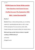 NYCHA SUPERVISOR PAINTER PRACTICE EXAM &ndash; 200&plus; QUESTIONS & ANSWERS &vert; CERTIFICATION TEST PREP WITH RATIONALES&NewLine;&NewLine;