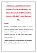 ADCI SURFACE SUPPLIED MIXED GAS DIVER CERTIFICATION &ndash; 200&plus; PRACTICE QUESTIONS & ANSWERS &vert; COMMERCIAL DIVING EXAM STUDY GUIDE&NewLine;&NewLine;