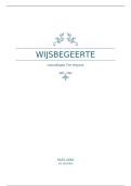 '25-26 Samenvatting lescolleges en handboek 'Wijsbegeerte' KU Leuven