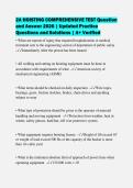 2A HOISTING COMPREHENSIVE TEST Question&NewLine;and Answer 2026 &vert; Updated Practice&NewLine;Questions and Solutions &vert; A&plus; Verified
