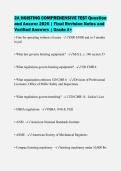 2A HOISTING COMPREHENSIVE TEST Question&NewLine;and Answer 2026 &vert; Final Revision Notes and&NewLine;Verified Answers &vert; Grade A&plus;