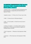 2A HOISTING COMPREHENSIVE TEST Question&NewLine;and Answer 2026 &vert; Complete Certification&NewLine;Review Guide &vert; Grade A&plus;