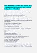 HESI MEDSURG1 Question and Answer 2026&NewLine;&vert; Comprehensive Study Pack with Detailed&NewLine;Rationales &vert; A&plus; Verified&NewLine;