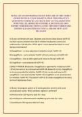 NR 566 ADVANCED PHARMACOLOGY FOR CARE OF THE FAMILY APPROVED FINAL EXAM 2026&sol;2027 & HIGH YIELD PRACTICE QUESTIONS COMPLETE ACCURATE TEST ACTUAL QUESTIONS WITH WELL ELABORATED ANSWERS & RATIONALES &lpar;100&percnt; EXPERT VERIFIED SOLUTIONS&rpar; LATEST UPDATED VERSION 202