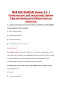 NUR5461 Module 2 V1&ndash;V3 &vert; NUR 5461 Module 2 V1&ndash;V3 &vert; Immunity and Cancer Biology &vert; William Paterson University &vert; Complete Exam Bundle with Detailed Verified Answers