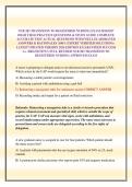 NUR 283 TRANSITION TO REGISTERED NURSING EXAM 2026&sol;2027 HIGH YIELD PRACTICE QUESTIONS & STUDY GUIDE COMPLETE ACCURATE TEST ACTUAL QUESTIONS WITH WELL ELABORATED ANSWERS & RATIONALES &lpar;100&percnt; EXPERT VERIFIED SOLUTIONS&rpar; LATEST UPDATED VERSION 2026 EDITION &vert;GUA