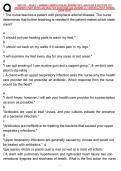 NUR 233 &ndash; Exam 2 &ndash; Nursing Cardiovascular&comma; Respiratory&comma; and Fluid & Electrolyte Disorders Study Notes and Practice Questions