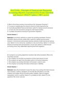 WGU D196 &ndash; Principles of Financial and Managerial Accounting Objective Assessment &lpar;OA&rpar; Exam &vert; Questions and Answers &vert; 2026&sol;27 Updates &vert; 100&percnt; correct