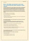 NR 511 CEA FINAL EXAM 2026&sol;2027 LATEST EXAM &NewLine;TEST 150 QUESTIONS AND CORRECT ANSWERS A&plus; GRADE ASSURED&comma;&period;&NewLine;