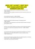 4NO51 SET 1A-PART 1 SSGT SELF TEST EXAM QUESTIONS AND ANSWERS 2026-2027