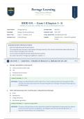 BIOD 101&sol; BIOD101 Exam 1 Chapters 1-3 &lpar;Latest 2026&sol;2027 Update&rpar; &vert; Complete Review Guide with Questions and Verified Answers &vert; Chemistry of Life&comma; Cell Structure&comma; Transport Mechanisms &vert; 100&percnt; Correct &vert; A&plus; Grade &vert; Portage Learning&NewLine;&NewLine;
