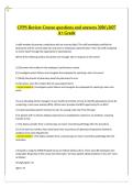 CPPS Review Course &ndash; Leadership Questions with Verified Solutions &ndash; Comprehensive Patient Safety Exam Review for A&plus; Grade Success&vert;CPPS &mdash; Leadership in Procurement & Supply Quiz Bundles 