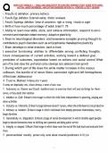 NURS 5337 MODULE 1 &ndash; CHILD AND ADOLESCENT PSYCHIATRIC NURSING STUDY GUIDE WITH ADHD&comma; AUTISM&comma; MOOD DISORDERS&comma; AND EATING DISORDERS REVIEW A&plus; VERIFIED LATEST VERSION
