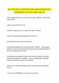 BIO 242 EXAM 1 QUESTIONS ANDS AND ANSWERS WELL ELABORATED 2025-2026 100&percnt; VERIFIED&NewLine;&NewLine;