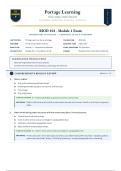 BIOD 101&sol; BIOD101 Module 1 Exam &lpar;Latest 2026&sol;2027 Update&rpar; &vert; Complete Review Guide with Questions and Verified Answers &vert; Chemistry of Life&comma; Cell Structure&comma; Transport Mechanisms &vert; 100&percnt; Correct &vert; A&plus; Grade &vert; Portage Learning&NewLine;&NewLine;