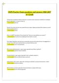 CRPS Practice Exam Questions and Answers 2026&sol;2027 &vert; A&plus; Grade Certified Recovery Peer Specialist Study Guide