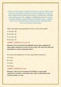 TEXAS NOTARY PUBLIC CERTIFICATION EXAM 2026&sol;2027 HIGH YIELD PRACTICE QUESTIONS AND STUDY GUIDE COMPLETE ACCURATE EXAM APPROVED QUESTIONS WITH WELL ELABORATED ANSWERS AND RATIONALES &lpar;100&percnt; CORRECT VERIFIED SOLUTIONS&rpar; LATEST UPDATED VERSION 2026 EDITION &vert;GUA