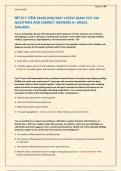 NR 511 CEA EXAM 2026&sol;2027 LATEST EXAM TEST 150 &NewLine;QUESTIONS AND CORRECT ANSWERS A&plus; GRADE ASSURED&NewLine;