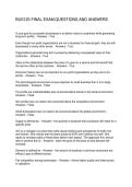 BUS120 FINAL EXAM QUESTIONS AND ANSWERS