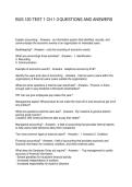 BUS 120 TEST 1 CH 1-3 QUESTIONS AND ANSWERS