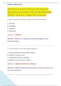 Antibiotics and Anti-Infectives Nursing Exam &NewLine;Questions And Answers With Verified Rationales &NewLine;2026&sol;27 Qs & Ans &vert; Digital Pdf Download 