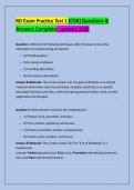 RD Exam Practice Test 1 &lpar;CDR&rpar; Questions & &NewLine;Answers Complete&colon; updated 2026&period;
