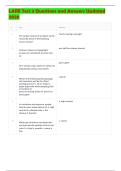 LARE Test 2 Questions and Answers Updated 2026