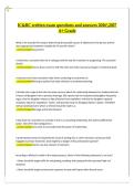 IC&RC Written Exam Questions and Answers 2026&sol;2027 &vert; A&plus; Grade Comprehensive Certification Study Guide