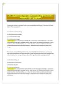 IC&RC Prevention Specialist Examination Prep Questions and Answers 2026&sol;2027 &vert; A&plus; Grade Substance Use Prevention Study Guide