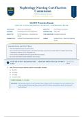 CCHT Practice Exam &lpar;Latest 2026&sol;2027 Update&rpar; &vert; Complete Questions with Verified Answers and Detailed Rationales &vert; Certified Clinical Hemodialysis Technician &ndash; Patient Care&comma; Water Treatment&comma; Infection Control&comma; Dialysis Machine Operation &vert; A&plus; Graded &vert; NNCC
